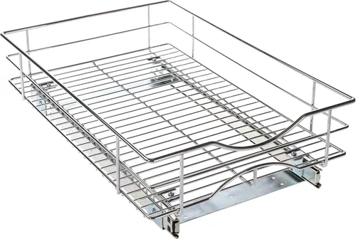 Miniatura 7 de Home Zone Living Organizador de armario de cocina extraíble con cajón deslizante para ahorrar espacio, 14 pulgadas de ancho x 21 pulgadas de largo