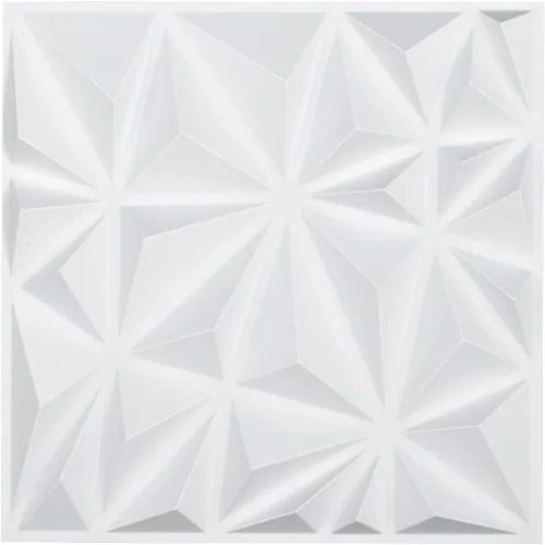Miniatura 11 de VEVOR Paneles de pared 3D, paquete de 12 unidades de 19.7 x 19.7 pulgadas de PVC, azulejos de sal minimalistas de arte moderno, panel de acento