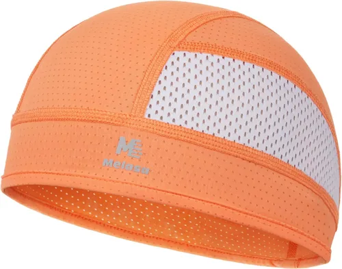 Miniatura 9 de MELASA Gorras de calavera refrescante, forro de malla ligera debajo del casco, ciclismo, motocicleta, casco duro para hombres y mujeres