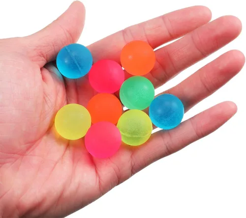 Miniatura 2 de 120 bolas hinchables – Bolas rebotadoras coloridas a granel para bolsas de fiesta, 0.88 pulgadas de diámetro para recuerdos de fiesta, rellenos