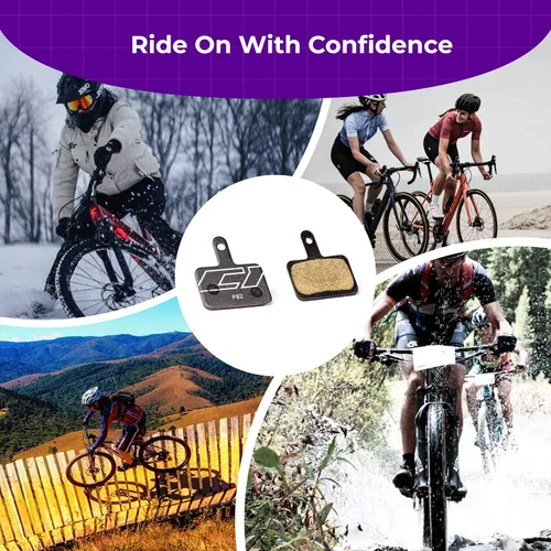 Miniatura 5 de Bike Disc Brake Pads Compatible with/Replacement for Shimano Deore LX Alivio Altus Surron Tektro Orion Gemini TRP Hylex HYRD Spyre Spyke Dash - for