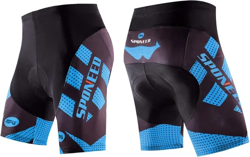 Miniatura 2 de sponeed Pantalones cortos de ciclismo para hombre pantalones acolchados para equitación ropa de ciclismo y ciclismo