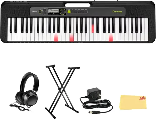Miniatura 10 de Casio Casiotone LK-S250 - Teclado portátil iluminado de 61 teclas Respuesta táctil Sistema de iluminación de teclas, 400 tonos, modo de música
