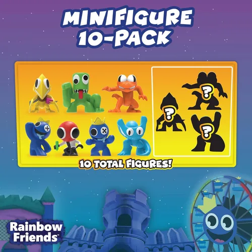 Miniatura 3 de Rainbow Friends - Set coleccionista de minifiguras de 10 unidades (10 figuras coleccionables, Serie 2)