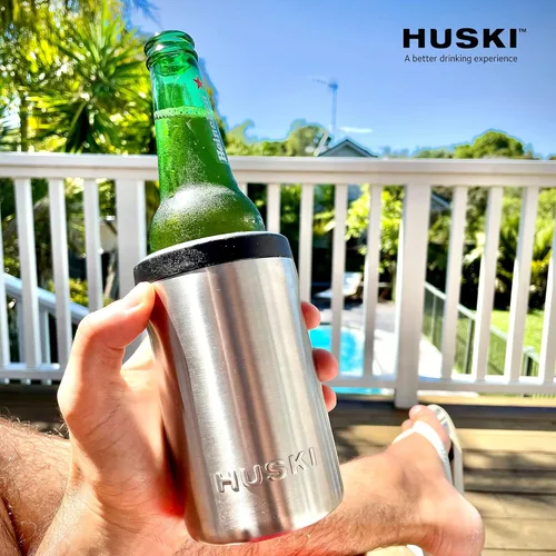 Miniatura 6 de Huski Enfriador de cerveza 2.0 Nuevo Soporte para latas y botellas Acero inoxidable de grado marino con triple aislamiento Abridor 3 en 1