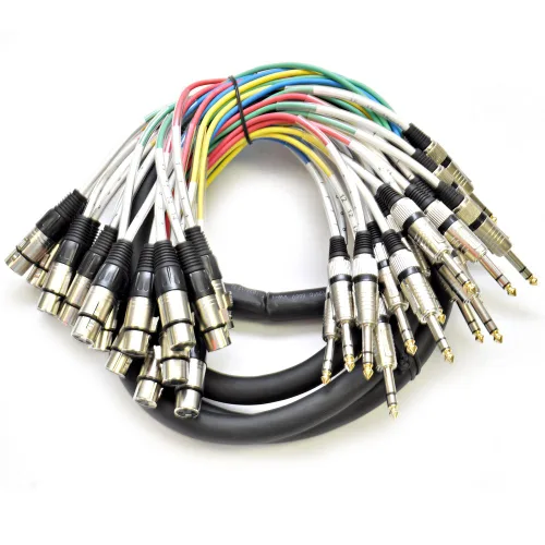 Miniatura 6 de Seismic Audio - SAXT-4x5F - Cable de serpiente hembra TRS a XLR de 4 canales de 1/4 pulgadas - 5 pies de largo - Extremos de servicio - Serpiente