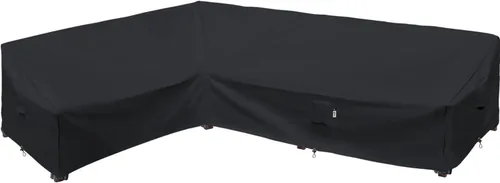Miniatura 19 de Funda de Sofá Seccional de Servicio Pesado para Exteriores, Fundas Impermeables 600D para Sofá Seccional de Patio, Funda para Muebles de Jardín