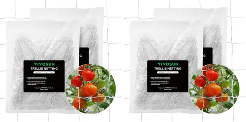 Miniatura 11 de VIVOSUN Malla enrejada de poliéster resistente para plantas, 5 x 15 pies, 1 paquete