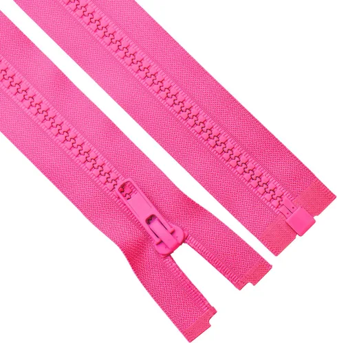 Miniatura 9 de Sawoake - 2 cremalleras separadoras #5 de 6 pulgadas para coser abrigos, chaqueta con cremallera, cremalleras de plástico moldeado negro a granel
