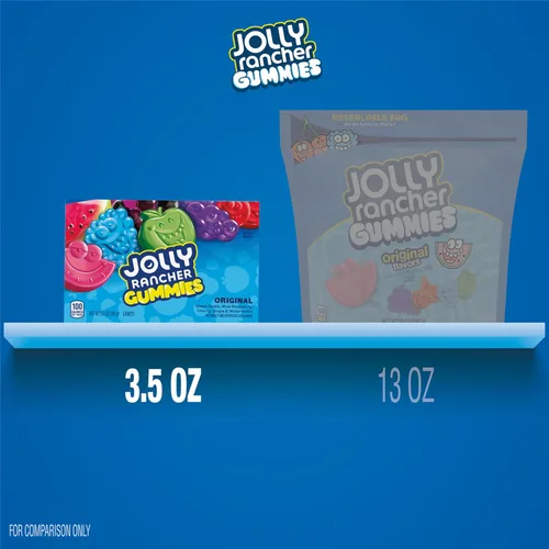 Miniatura 7 de JOLLY RANCHER Gummies - Caja de dulces con sabor a fruta original, 3.5 onzas