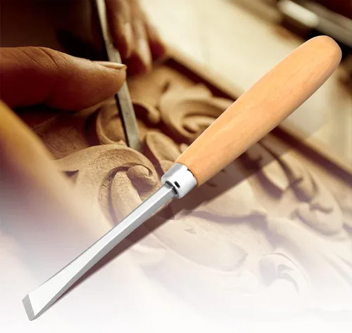 Miniatura 7 de Juego de 6 herramientas de tallado de madera, cinceles de mano profesionales para tallar madera, herramientas de carpintería, herramientas