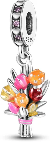 MULA - Dijes para colocar en pulseras y collares en varios motivos, de aviones, viajes, flores, hermanas, mariposas, delfines, tortugas, regalo de