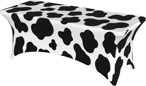 Miniatura 28 de Mantel rectangular ajustable de elastano elástico con estrellas patrióticas americanas de 4 pies, protector de mesa para fiestas, eventos
