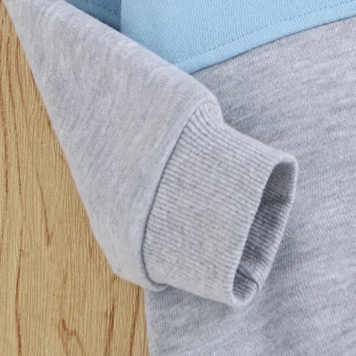 Miniatura 5 de Ropa de bebé niño para otoño, de manga larga, ropa de invierno, sudadera y pantalones, conjunto de 2 piezas