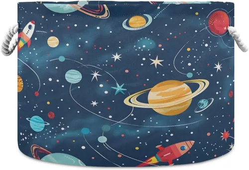 Miniatura 37 de senya Cesta de almacenamiento grande plegable bolsa de ropa redonda plegable de tela para ropa sucia cesta de lavado plegable para niños coches
