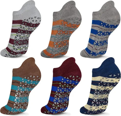 Calcetines de yoga antideslizantes con agarres para pilates, ballet, barras, descalzos, calcetines antideslizantes para hospitales para mujeres y