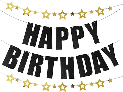 Miniatura 16 de Cartel de feliz cumpleaños para decoraciones de fiesta de cumpleaños (aguamarina)