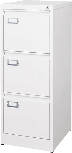 Miniatura 13 de BYNSOE - Archivador de 2 cajones con cerradura, archivador vertical de metal con ruedas, archivador móvil para oficina, hogar