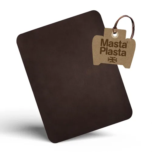 MastaPlasta Parche de reparación autoadhesivo de calidad de tapicería instantánea. Tamaño XL - Gamuza marrón - 11 pulgadas x 8 pulgadas / 11.0 in x