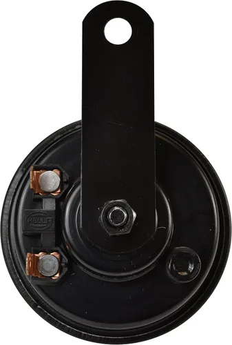 Miniatura 3 de Hella 011225802, kit de bocinas de disco negras BX de 77 mm, 12 V (ajuste universal)