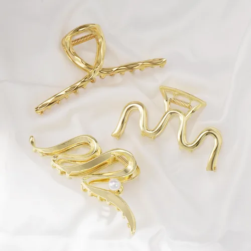 Miniatura 8 de Mehayi 3 PCS Pinzas de Garra de Metal Grandes para Cabello Grueso y Pesado, Pinzas de Sujeción Antideslizantes Grandes con Mordaza para Cabello