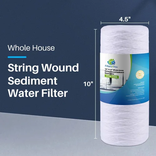 CFS Cartucho de filtro de agua para sedimentos de gran capacidad compatible con los modelos Campbell HDSC5 - Elimina el mal gusto - Cartucho de