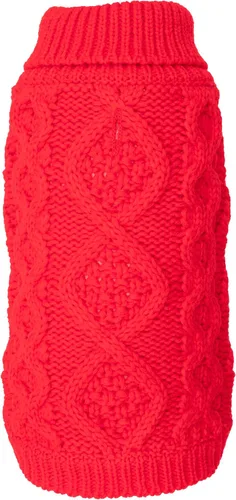 Miniatura 16 de The Worthy Dog Suéter de cuello alto de punto grueso, ropa cálida de invierno para perro, trajes de abrigo para mascotas para clima frío - XXS, gris