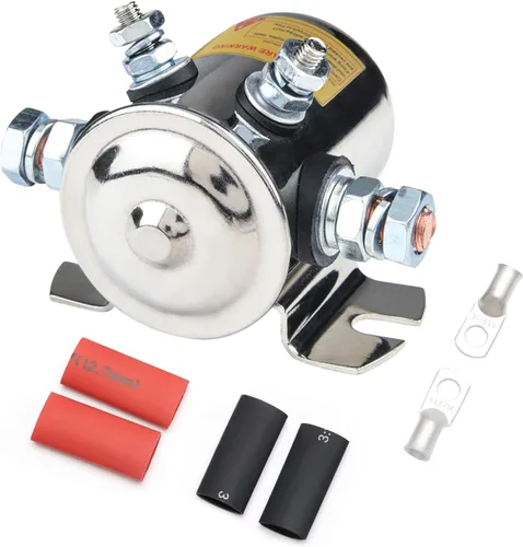 Miniatura 10 de MaySpare Max Transitorio 200A Trombetta 12V Solenoide Relé 3 Terminal Heavy Duty Winch Marine 24106 SPST 12 Voltios Solenoide
