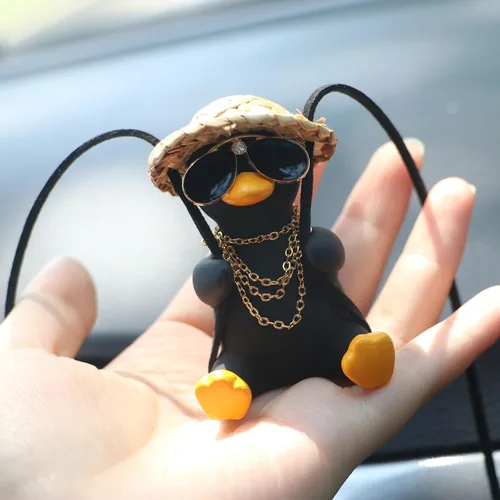 Miniatura 7 de Espejo retrovisor de oso Accesorios para colgar Lindo oso Sentado Sofá Comiendo Helado Coche Colgante Adorno Colgante Interior Espejo Retrovisor