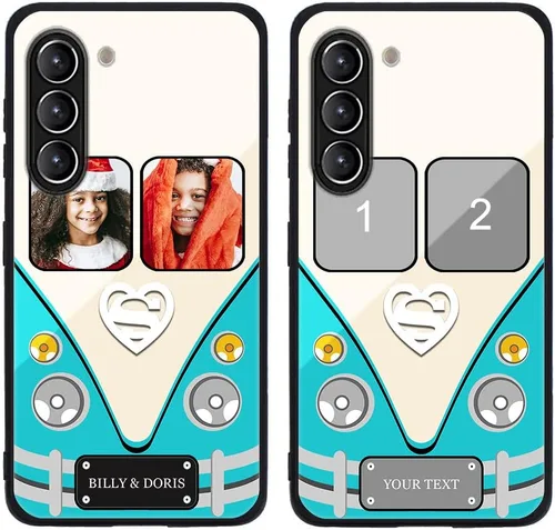 Miniatura 475 de Funda de teléfono personalizada para Samsung Galaxy S22+ / S22 Plus 5G, funda de TPU suave de vidrio templado antiarañazos personalizada con foto