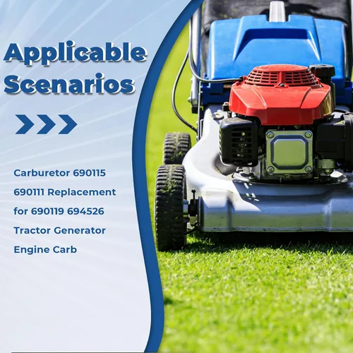 Miniatura 6 de WFLNHB Carburador 690115 690111 Reemplazo para 690119 694526 Motor de Generador de Tractor Carburador
