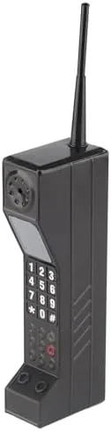 Zerodis Adorno de ladrillo para teléfono celular, adorno retro de hierro para el hogar, sala de estar, decoración de escritorio, simulación