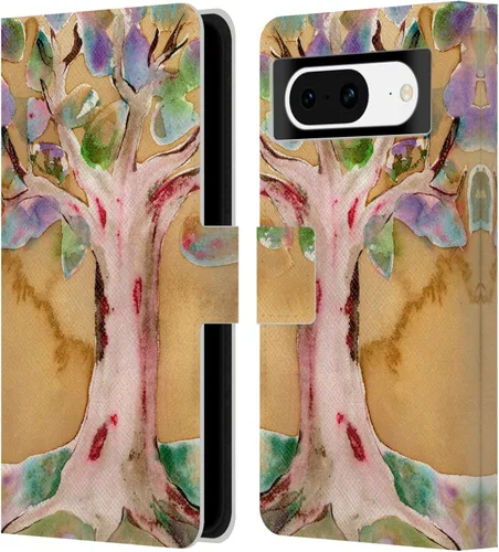 Miniatura 7 de Head Case Designs Officially Licensed Wyanne Half Light Nature 2 Leather Wallet Case Compatible with Google Pixel 8