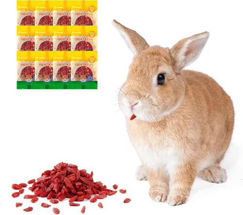 Miniatura 8 de Niteangel Palitos de manzana naturales masticables juguetes para conejos, chinchilla, conejillos de indias, hámsters y otros animales pequeños