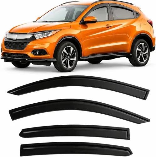 Miniatura 10 de 2016-2021 Protectores de Lluvia Adhesivos para Honda Civic Sedan, Deflectores de Visera Lateral EX EX-L LX Sport Touring, Sombras de Ventilación