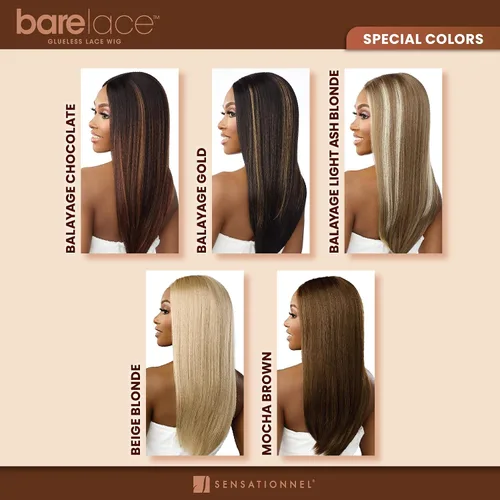 Miniatura 7 de Peluca Sensationnel de encaje total - Unidad 1, mezcla de cabello humano, totalmente frontal, sin pegamento, sintética, con línea de cabello 1