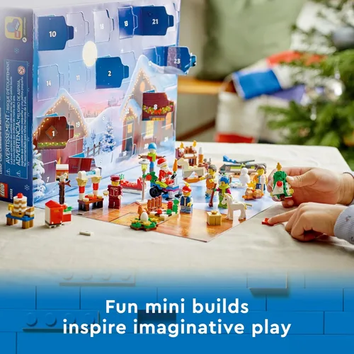 Miniatura 3 de LEGO City - Calendario de Adviento 2022 (60352) - Juego de juguetes de construcción para niños, niños y niñas a partir de 5 años; incluye un tapete