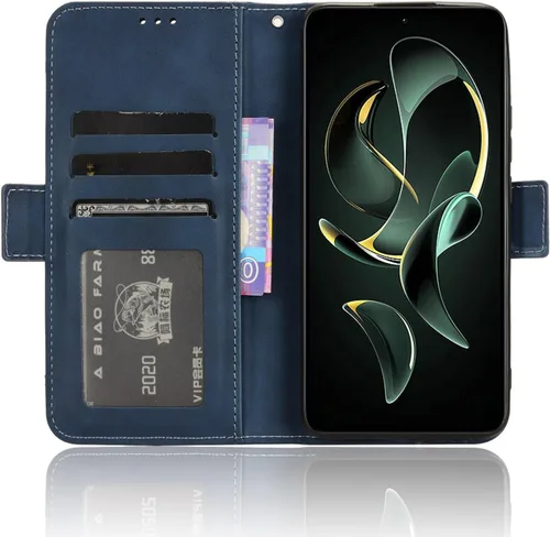 Miniatura 3 de Funda compatible con Xiaomi 12S Ultra 5G, tarjetero de piel sintética compatible con Xiaomi 12S Ultra 5G Flip Magnetic Closure Protection Phone