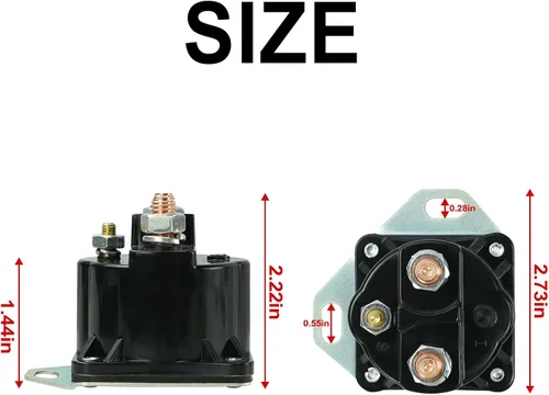 Miniatura 3 de Solenoide de arranque SW1951C de 12V con 3 terminales de reemplazo para Fo-rd F150 F250 F350 F450 F550 E150 E250 E350 Es-cort Bro-nco Mus-tang