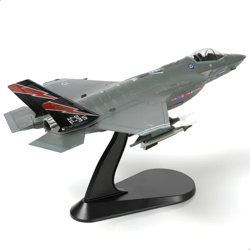 Miniatura 8 de NUOTIE 1/72 F-35A Lighting II Avión de combate Modelo de avión de combate Fuerza Aérea de los Estados Unidos AF-01 avión fundido a presión