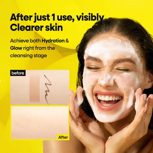 Miniatura 4 de Nature Republic Vitapair C Glow - Limpiador facial con vitamina suave, hidratante, refresca la piel, limpiador natural suave, removedor