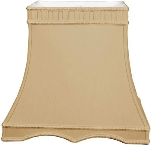 Miniatura 8 de Royal Designs - Pantalla rectangular para lámpara de diseño, color beige, (8 x 6) x 12 x 8 pulgadas x 11 pulgadas