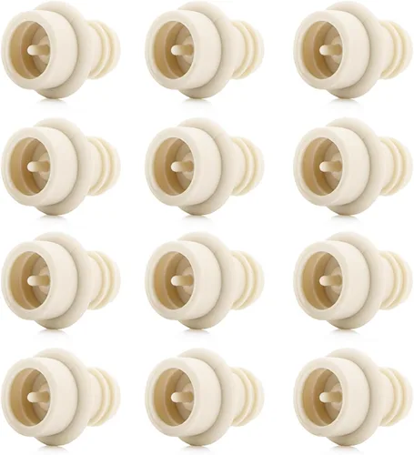 Miniatura 12 de WOTOR Tapones de vino - Protector de vino al vacío, conservador y sellador (negro, 24 piezas)