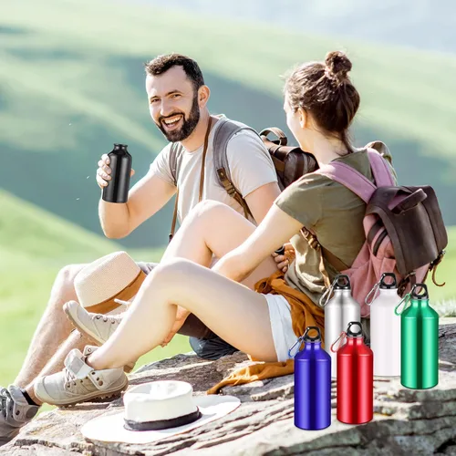 Miniatura 7 de Potchen Paquete múltiple de 18 botellas de agua de aluminio a granel para graduación de fin de año, enfermeras, profesores, regalos de metal
