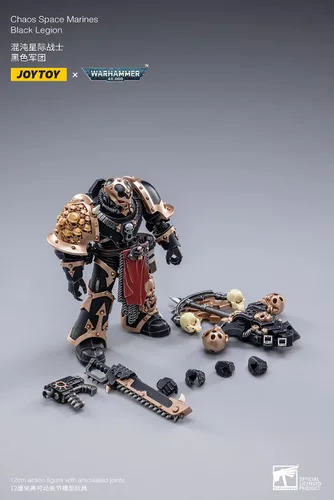 Miniatura 7 de Pipigirl JoyToy con licencia original de Warhammer 40K, figuras de acción de soldado a escala 1/18, modelos de guerrero extremo militar del ejército