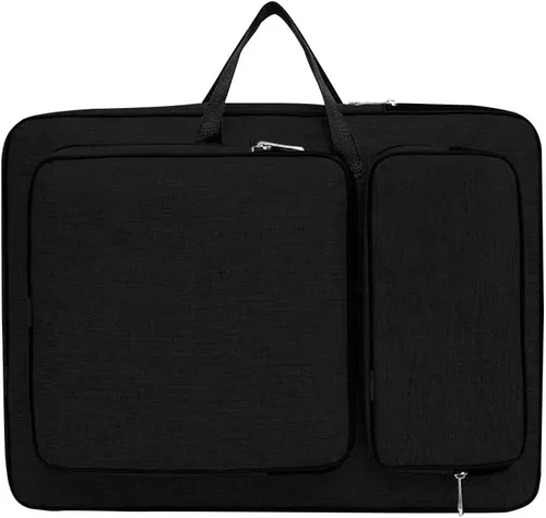 Miniatura 4 de PENINSULA LOVE Portafolio de arte 8K Bolsa de transporte impermeable para artistas, bolsa de mano portátil para artistas, bolsa de almacenamiento
