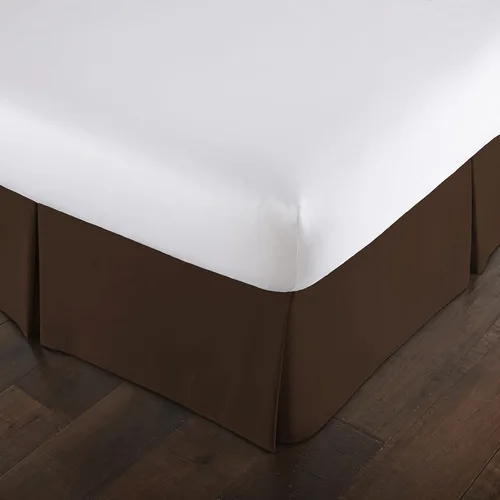 Miniatura 16 de Southshore Fine Linens VILANO Springs faldón para cama plisada, 15 pulgadas, Microfibra, Blanco brillante, gemelo