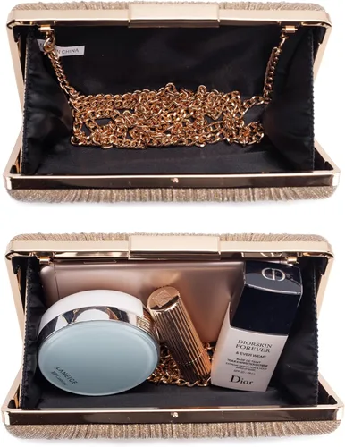 Miniatura 32 de Bolso de noche – Monederos pequeños para mujeres, bodas y fiestas, bolsa de noche formal para mujer