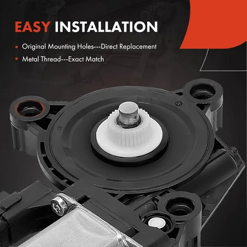 Miniatura 5 de Motor de elevación de ventana eléctrica A-Premium (con conector de 2 pines) Compatible con Hyundai Elantra Coupe 2013, Elantra 2011-2016, Sonata