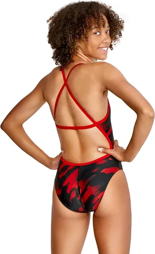 Miniatura 4 de Speedo Women's Swimsuit One Piece Powerflex Cross Back Printed Adult Team